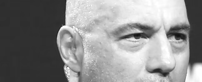 Joe Rogan speaking during podcast episode