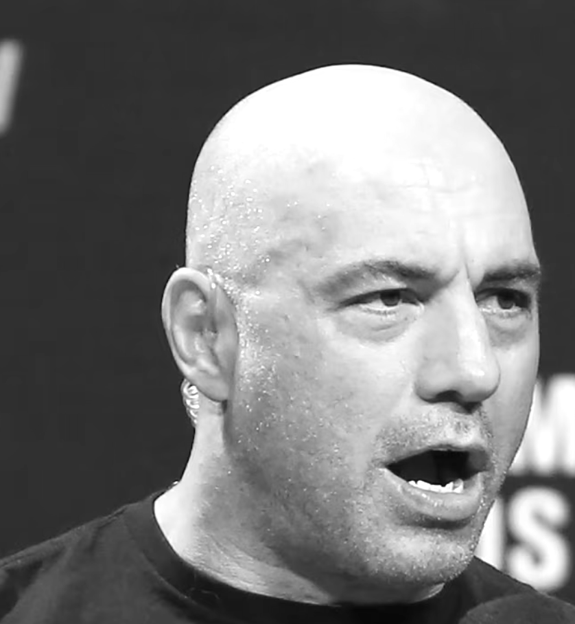 Joe Rogan speaking during podcast episode