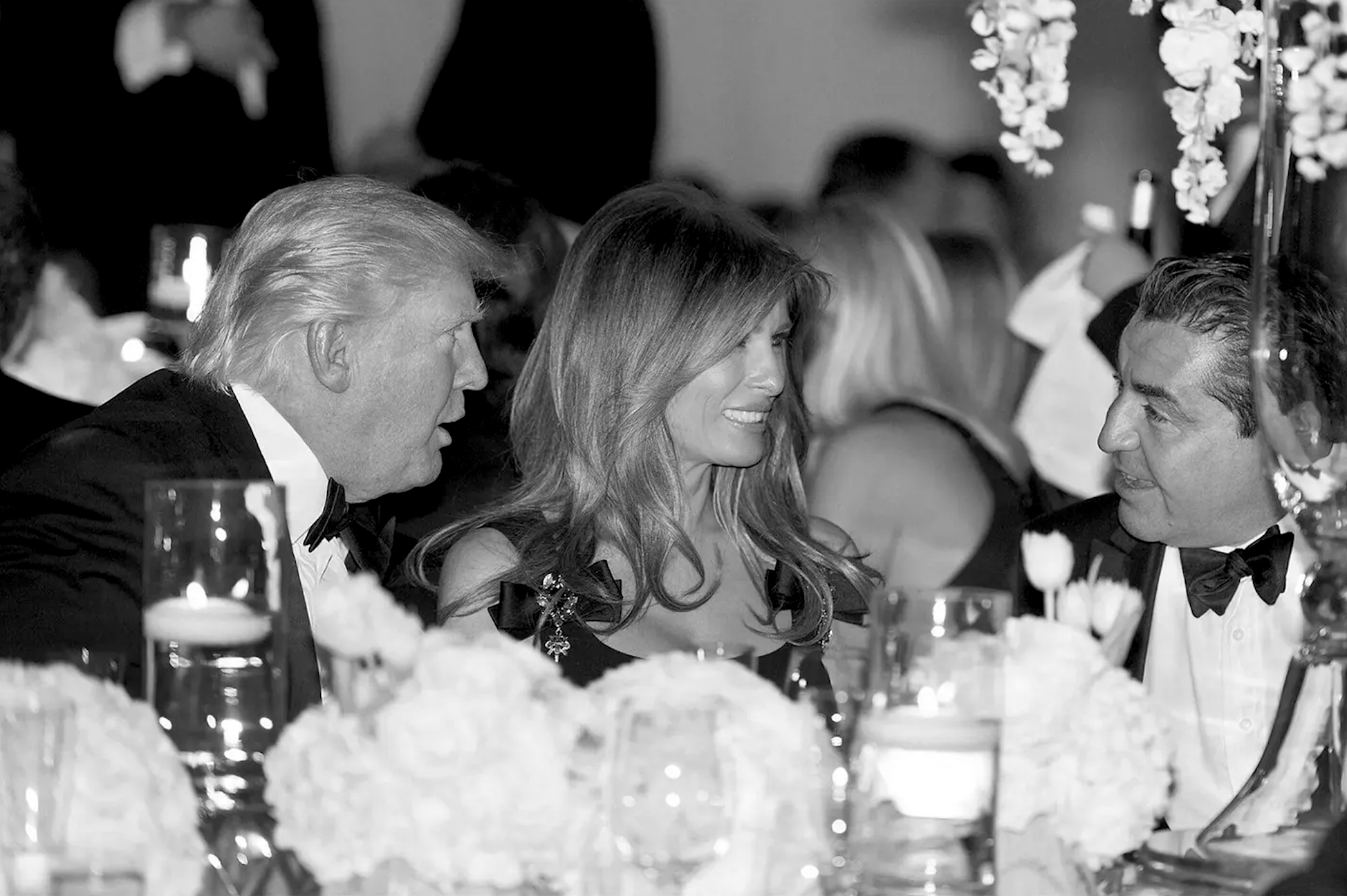 Paolo Zampolli, Melania and Donald Trump A picture of Paolo Zampolli, Melania and Donald Trump in Mar-a-lago
